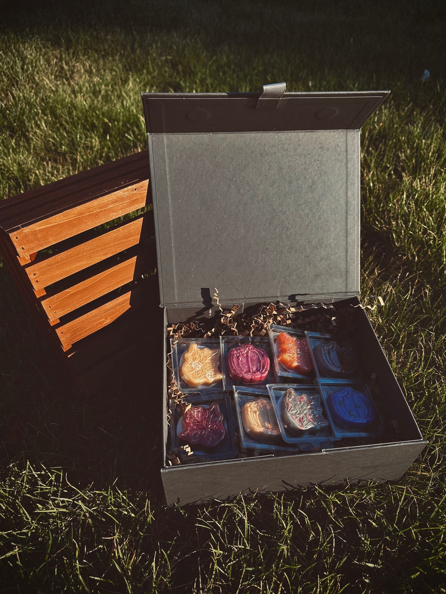 Whispers of Autumn Wax Melt Sample Box π