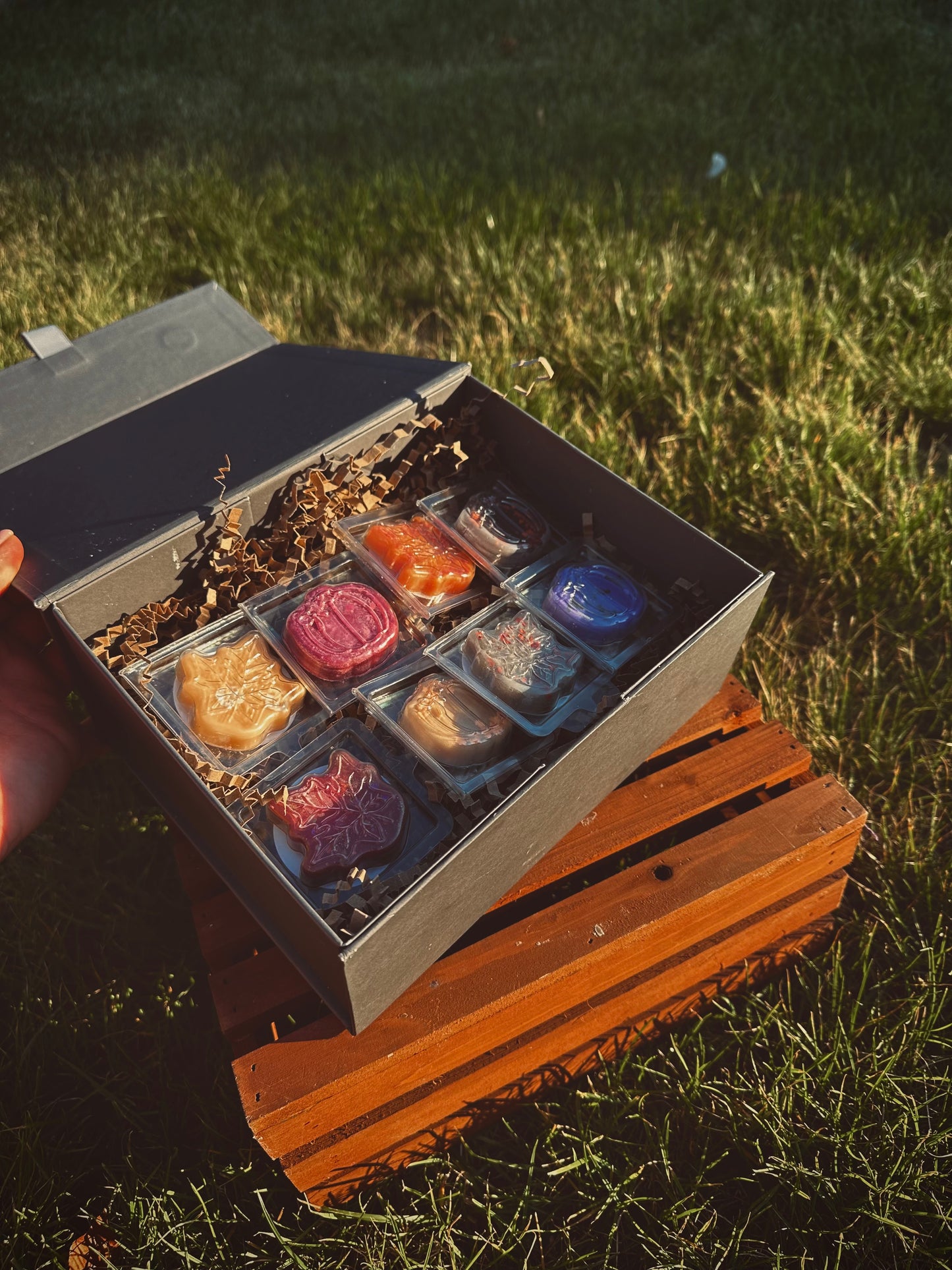 Whispers of Autumn Wax Melt Sample Box π