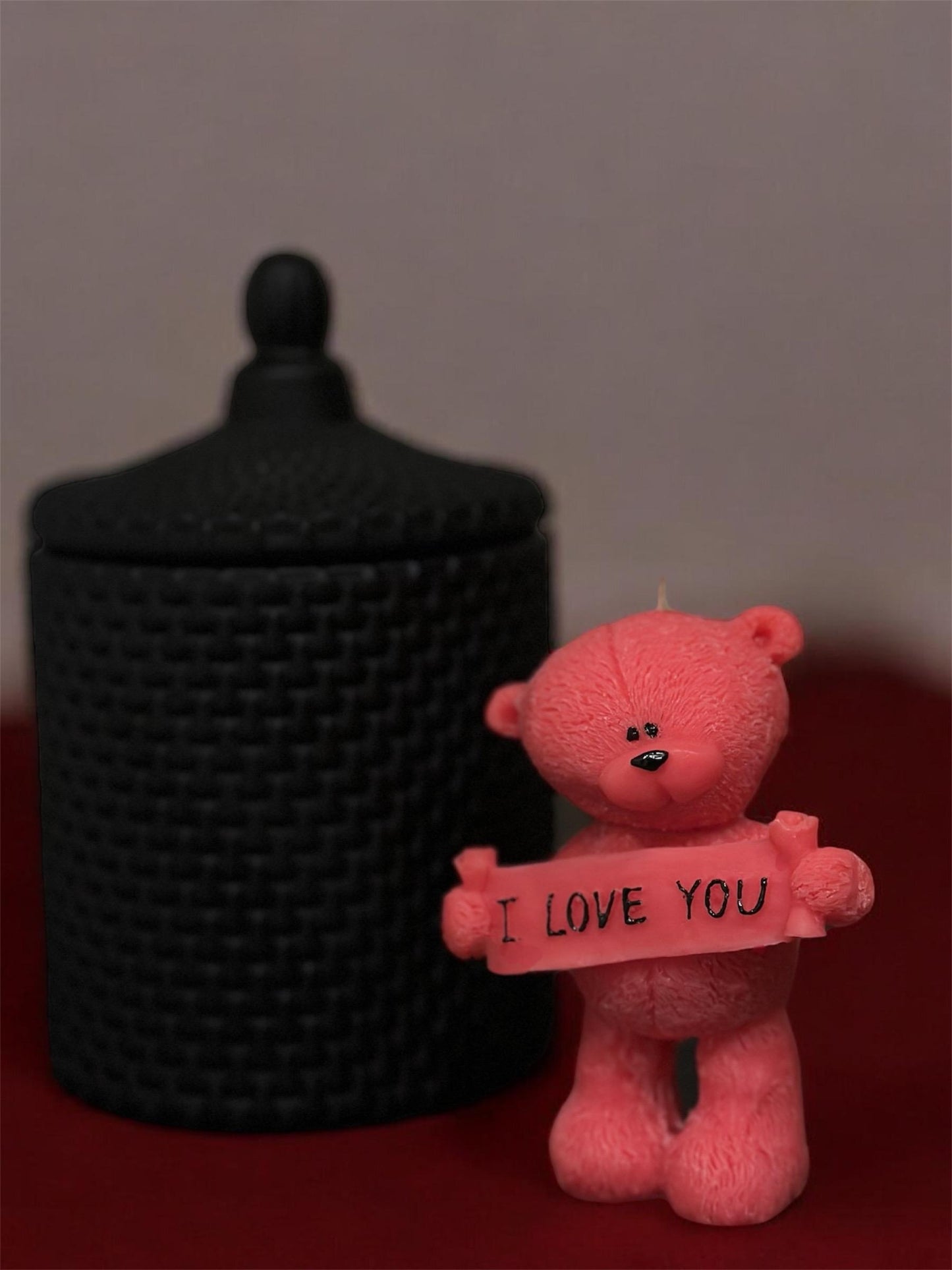 Candle Bear – “I Love You” Gift Candle