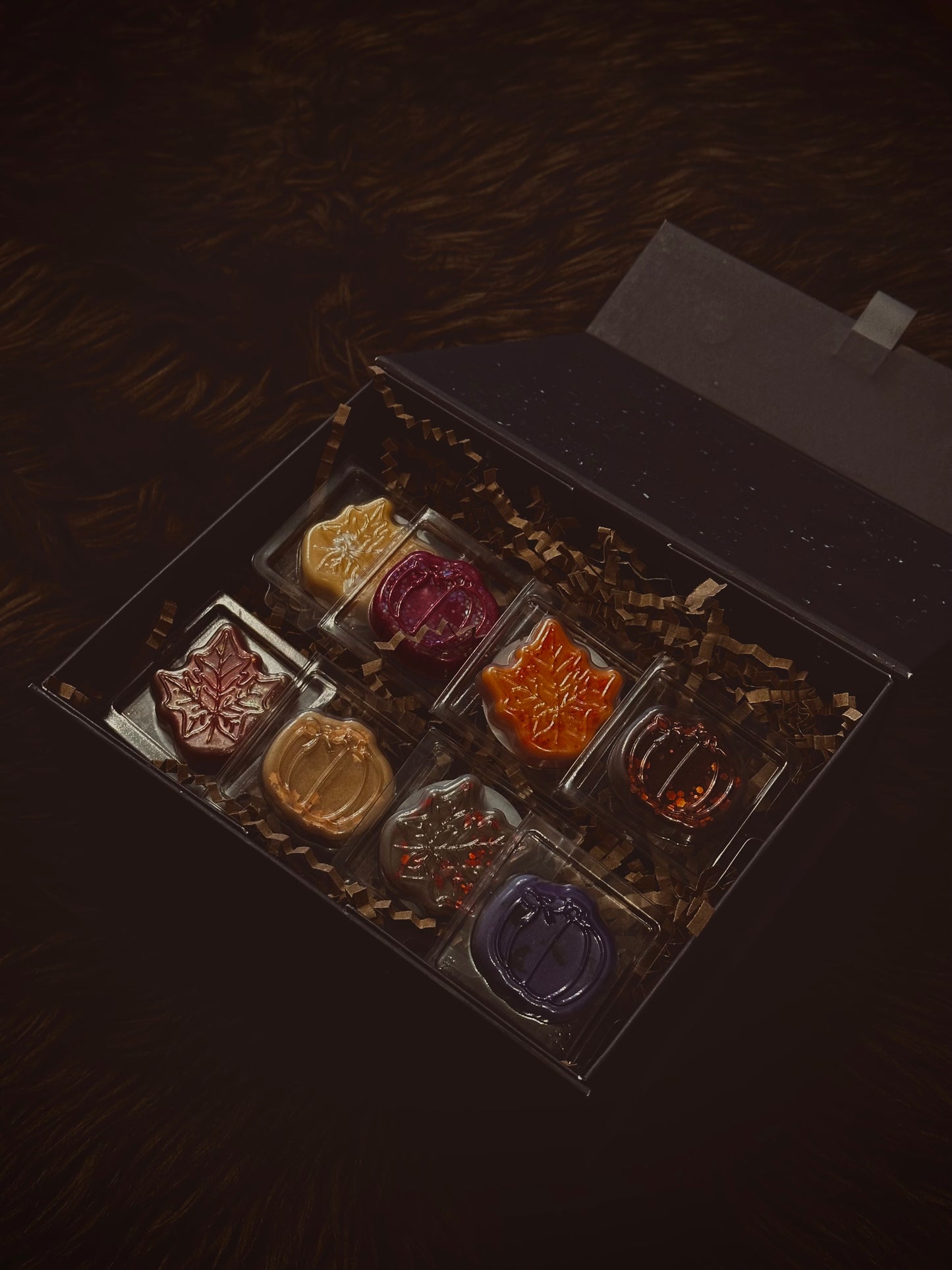 Whispers of Autumn Wax Melt Sample Box π