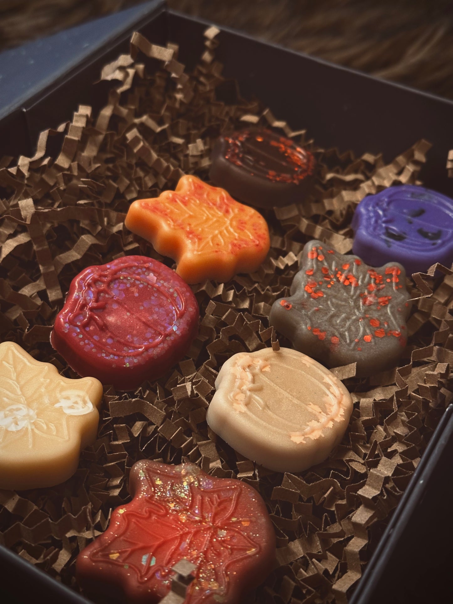 Whispers of Autumn Wax Melt Sample Box π