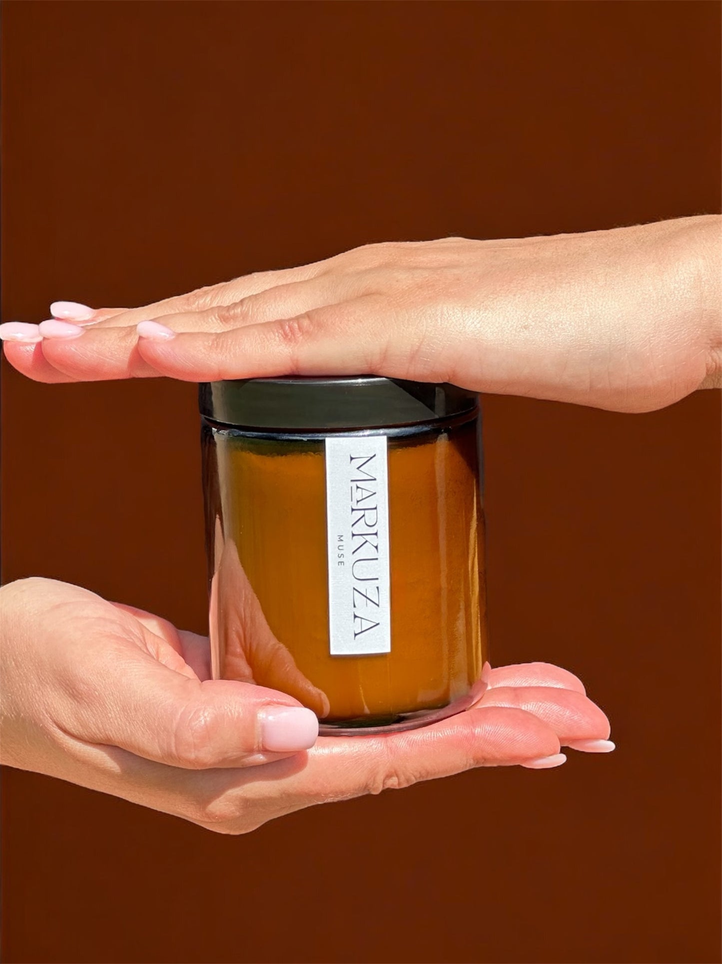 Amber Jar Wood Wick Candle - Autumn Collection