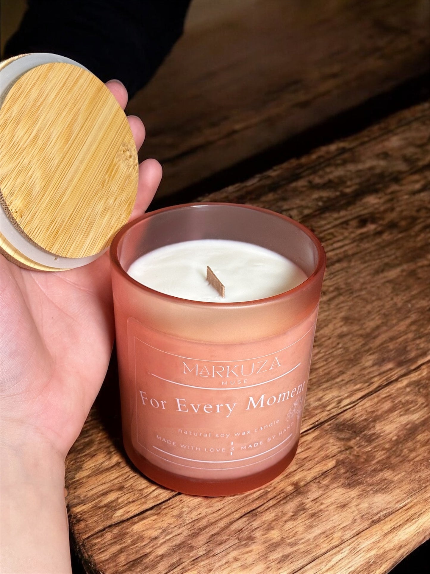 For Every Moment – Crackling Wood Wick Candle