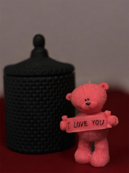 Candle Bear – “I Love You” Gift Candle