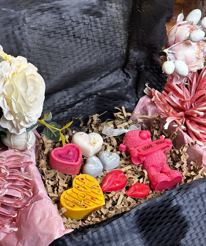 Valentine’s Bear Candle & Wax Melt Gift Set