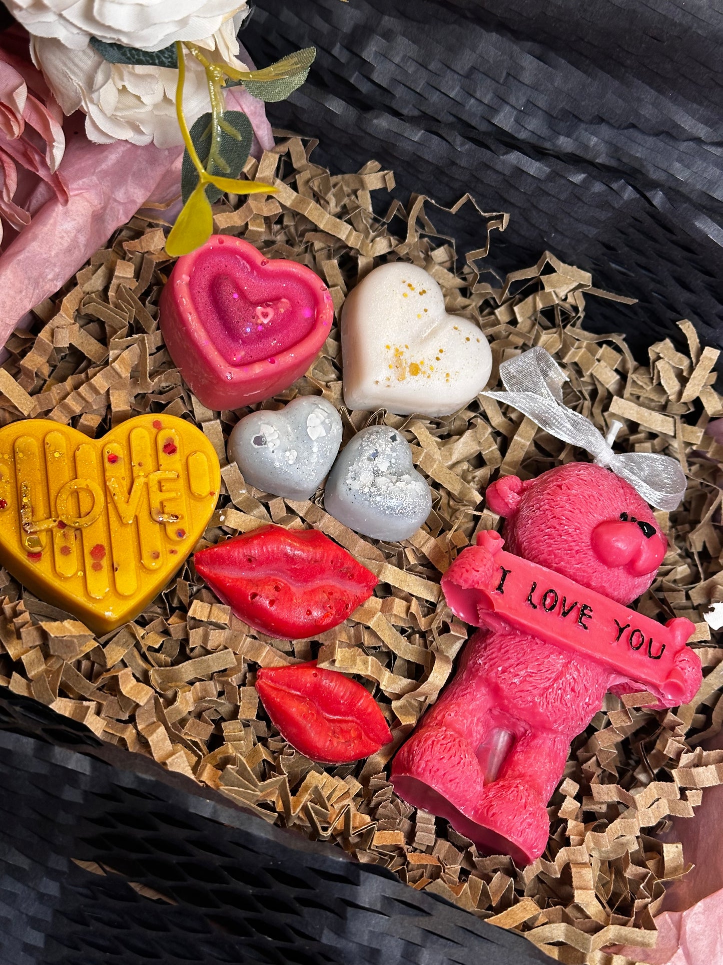 Valentine’s Bear Candle & Wax Melt Gift Set