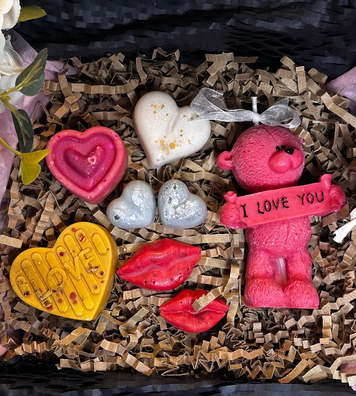 Valentine’s Bear Candle & Wax Melt Gift Set