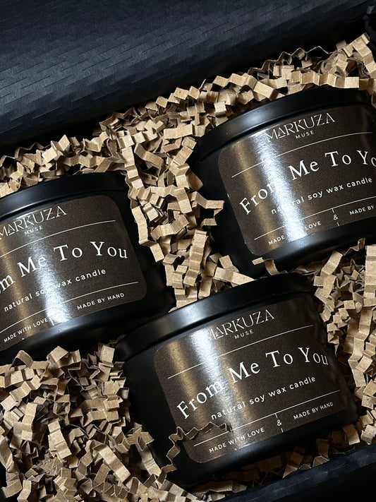 From Me to You – Curated Candle Trio