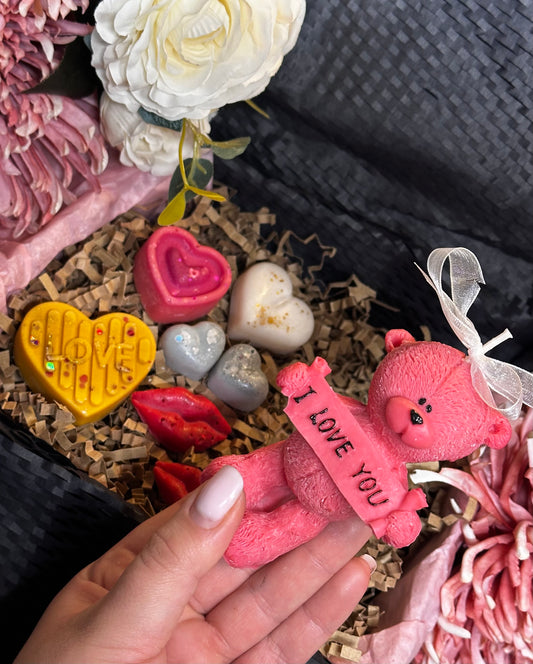 Valentine’s Bear Candle & Wax Melt Gift Set