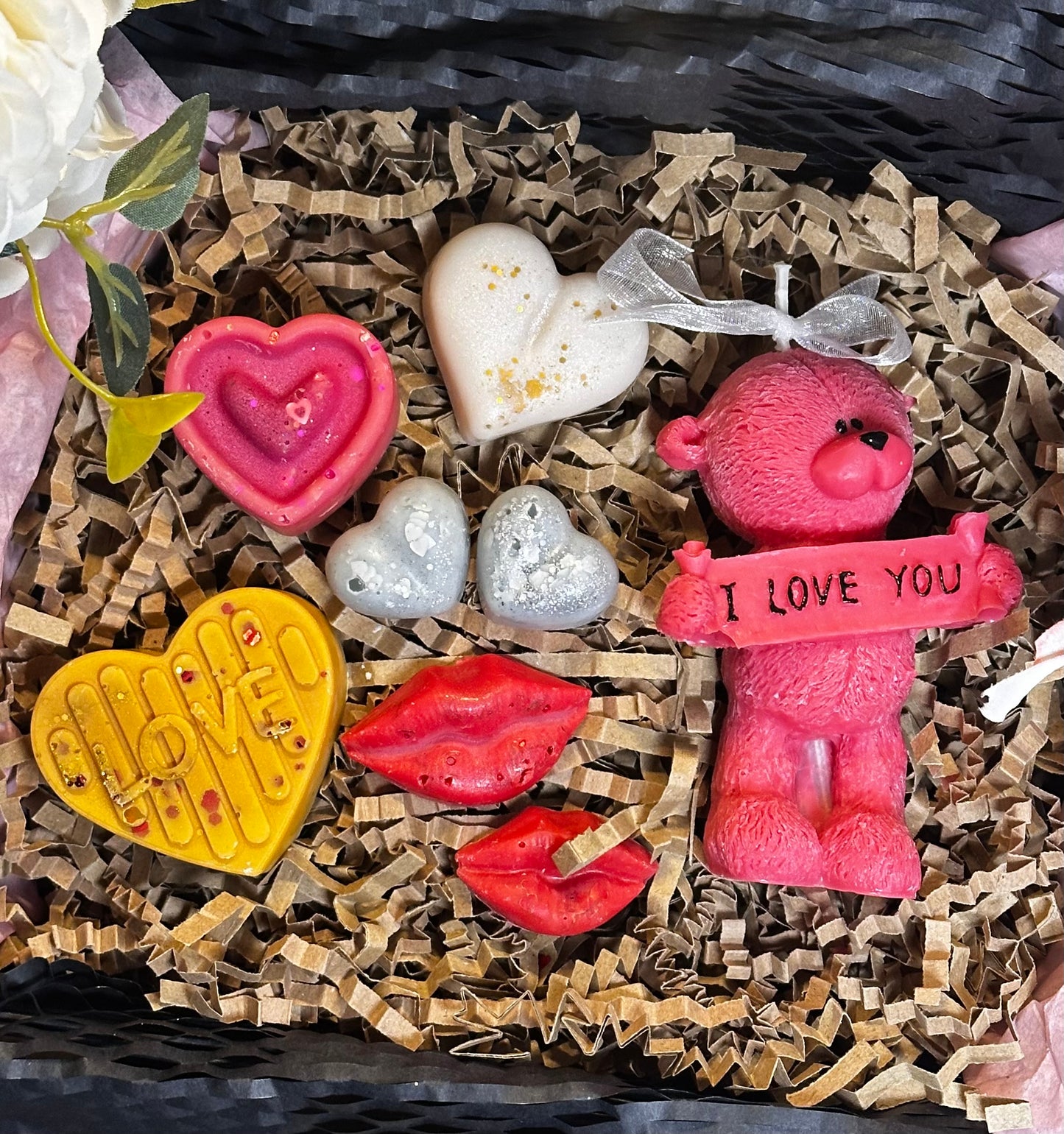 Valentine’s Bear Candle & Wax Melt Gift Set