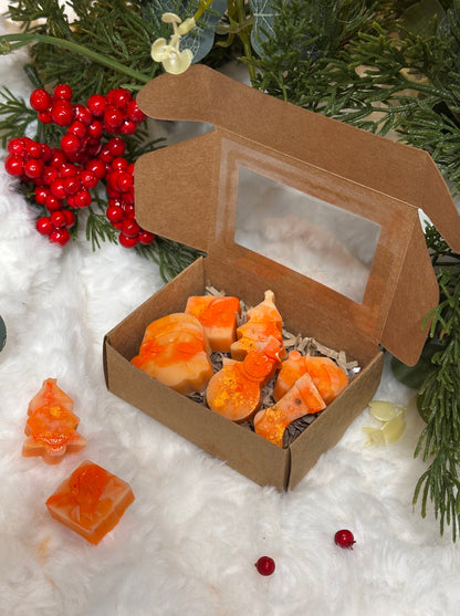 🎁 Christmas Shape Wax Melt Assortment | Festive Handmade Melts, Pack of 6