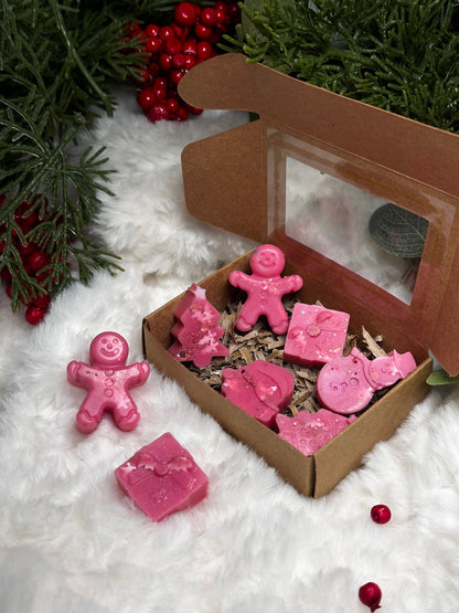 🎁 Christmas Shape Wax Melt Assortment | Festive Handmade Melts, Pack of 6