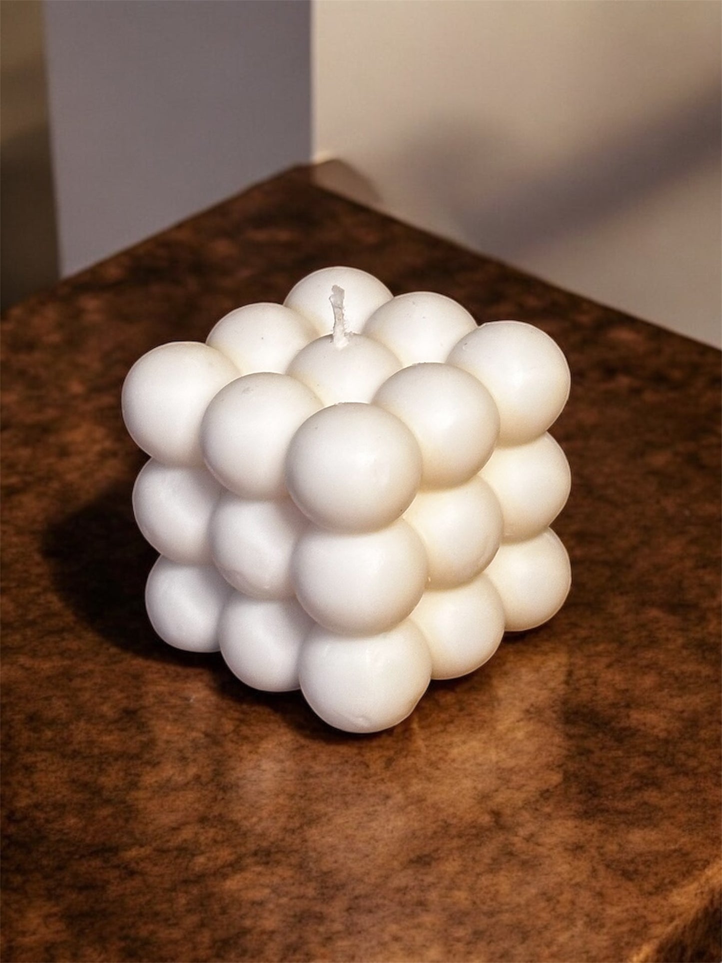 🕯️ Bubblet Pillar Candle — Unscented, 150g