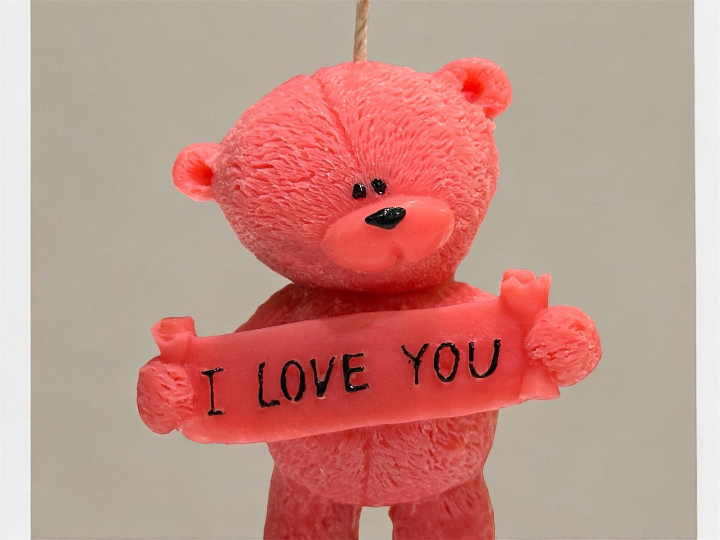 Candle Bear – “I Love You” Gift Candle