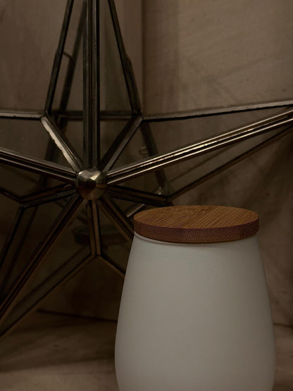 Pure Serenity: Simple White Smooth Soy Candle